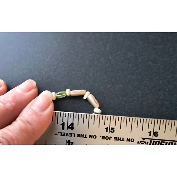 Carolyn Pollack Natural Shell Amethyst Peridot Beaded Necklace Sterling - Picture 8 of 8